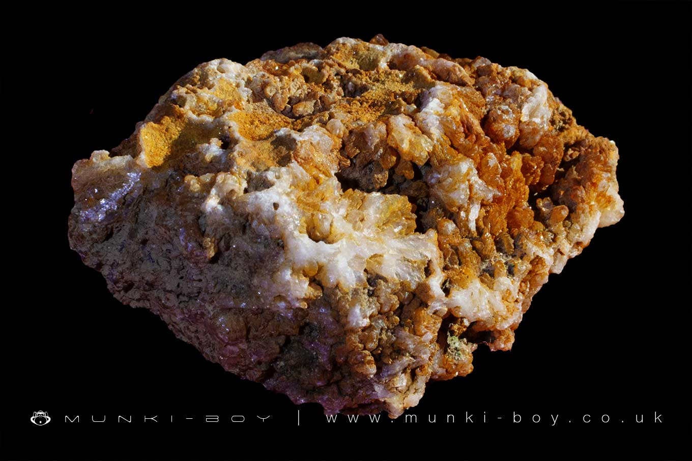 Barite with Iron Staining from Lead Mines Clough
