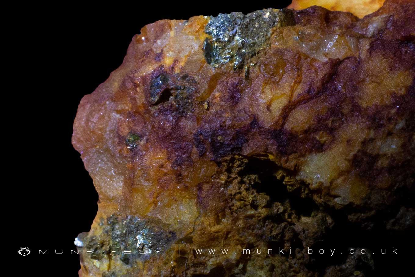 Marcasite and Galena on Barite Lead Mines Clough
