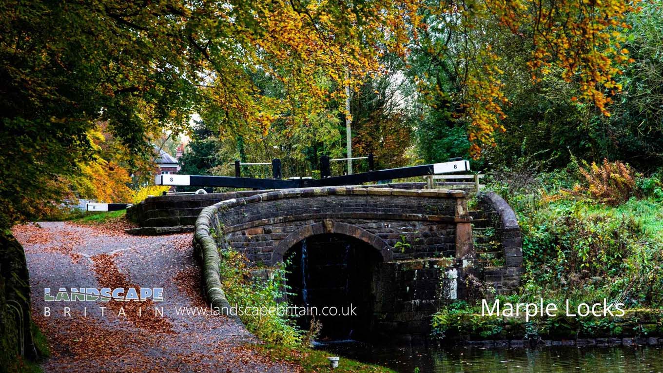 The Peak Forest Canal at Marple