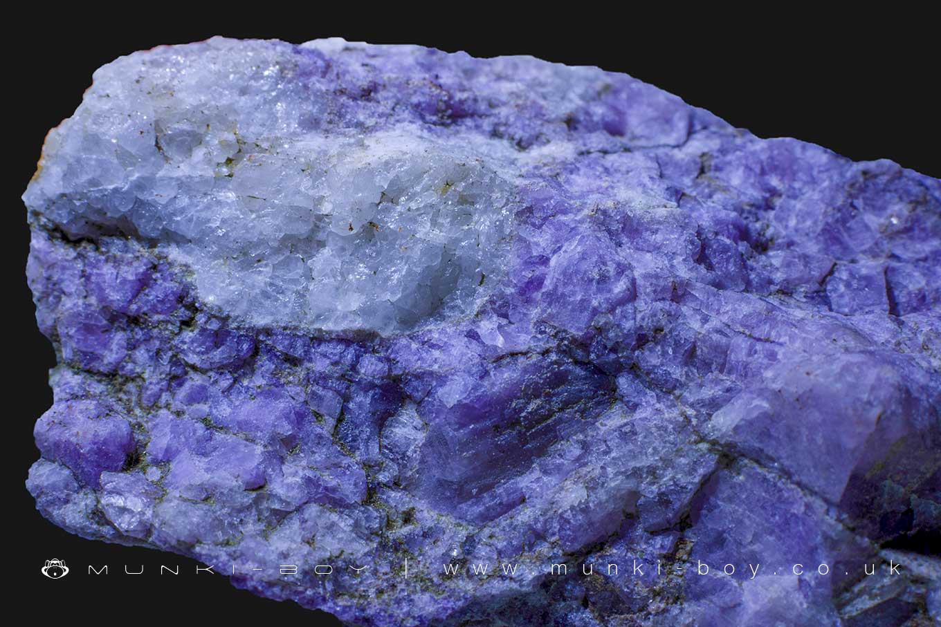 Opaque Purple Fluorspar at Sykes Mine
Opaque Purple Fluorspar at Sykes Mine