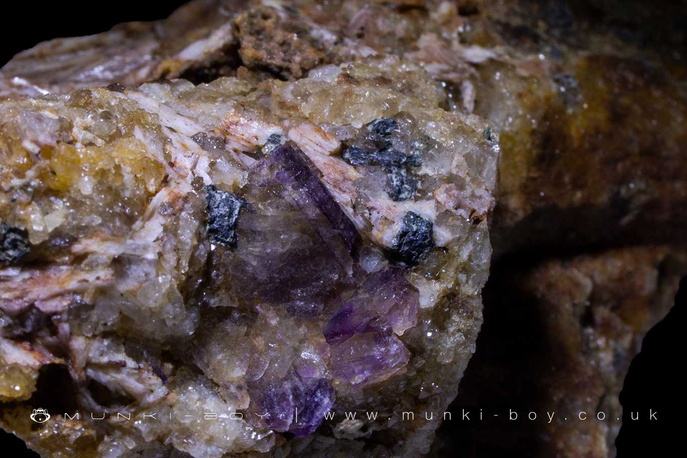 Purple Fluorspar Crystals - Sykes Mine
Purple Fluorspar Crystals - Sykes Mine