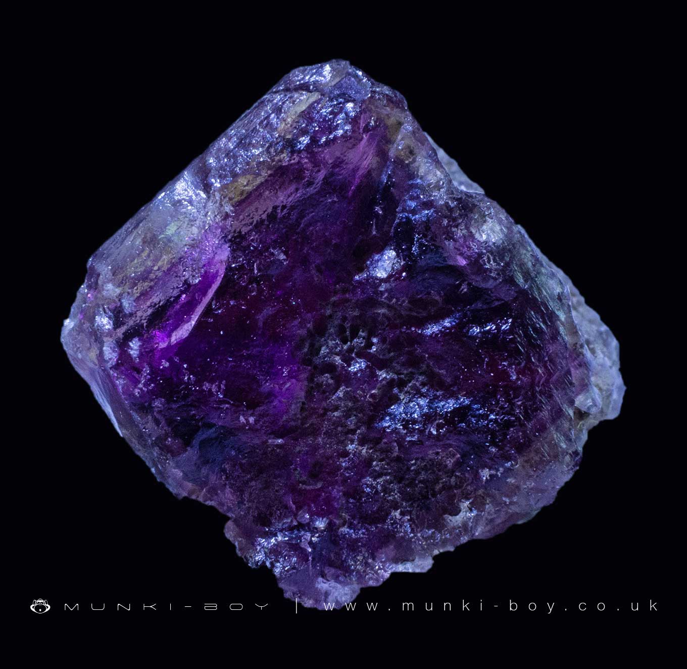 Purple Fluorspar Cube at Sykes Mine
Purple Fluorspar Cube at Sykes Mine