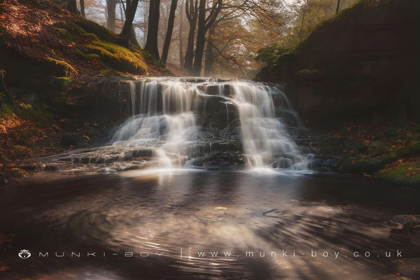 River Roddlesworth Upper Waterfall