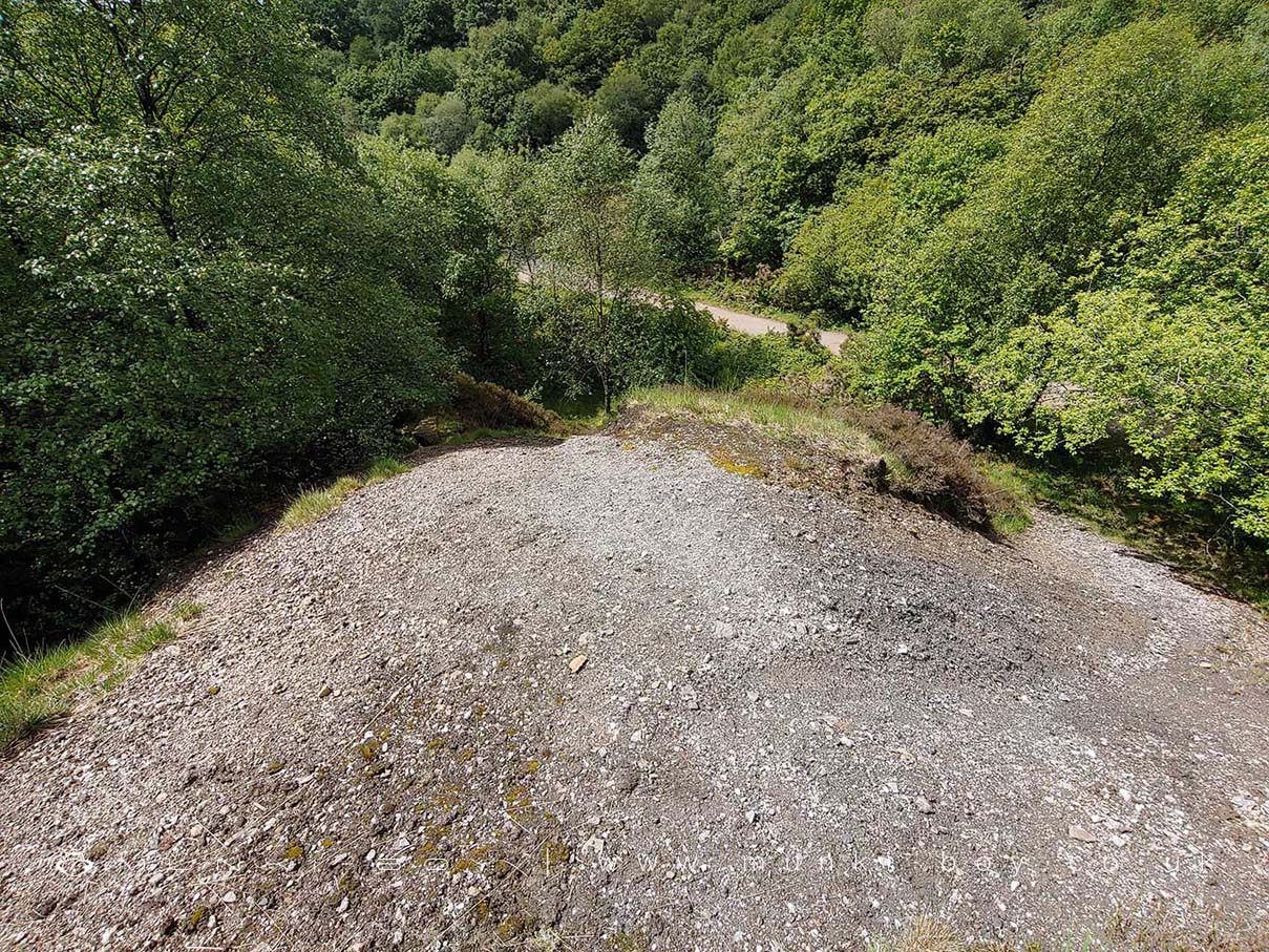 Spoil Heaps from the Sun Vein at Lead Mines Clough