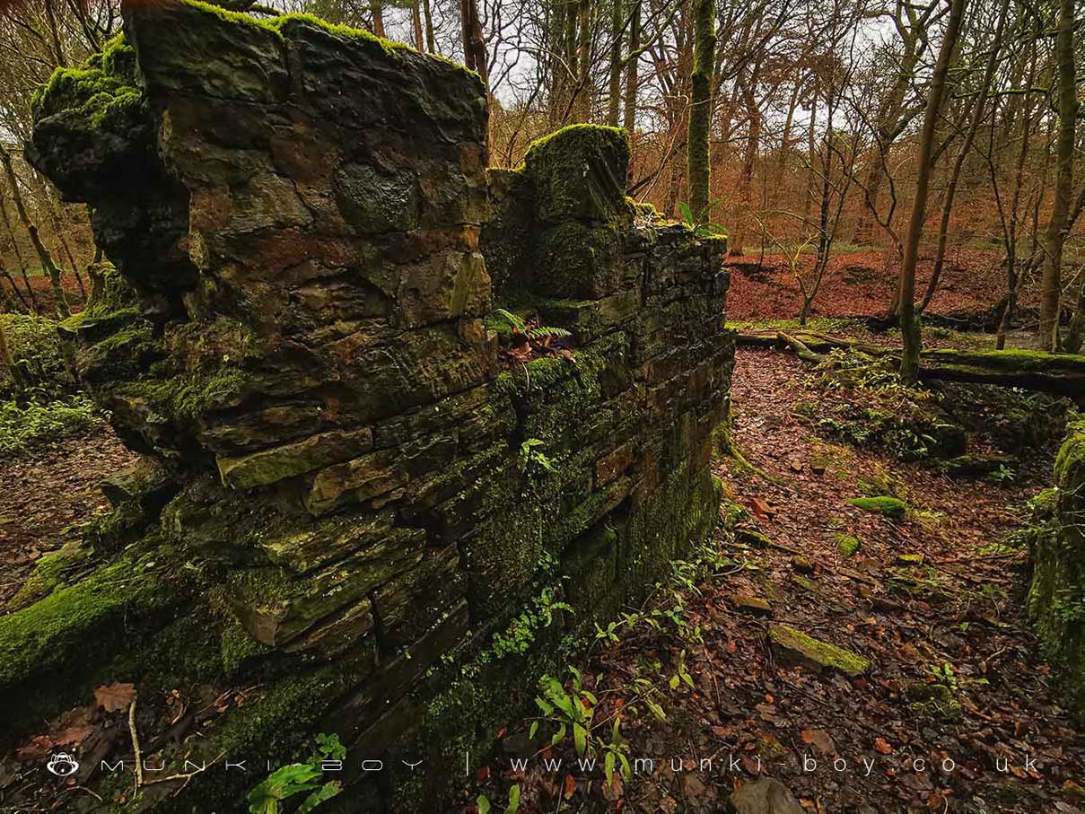 Waterwheel Pit at Duxbury Corn Mill Ruins
