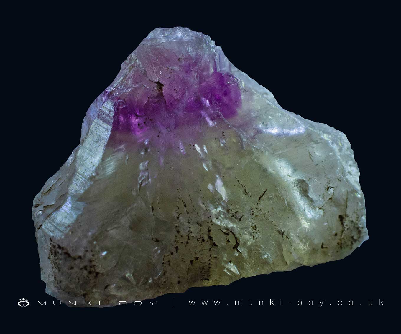 White and Purple Fluorspar at Sykes Mine
White and Purple Fluorspar at Sykes Mine
