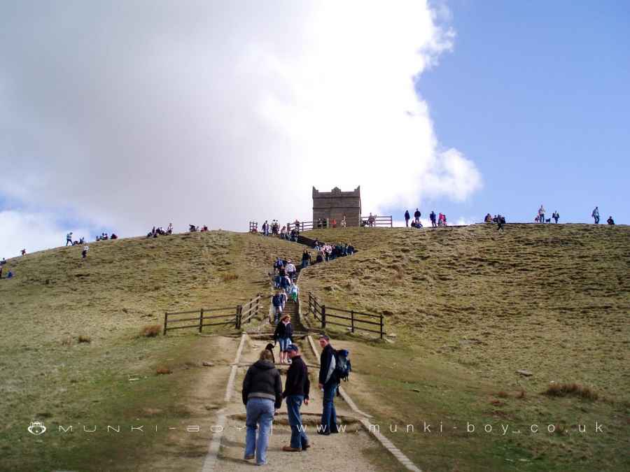 People Ascending the Pike Steps at Easter in 2006

